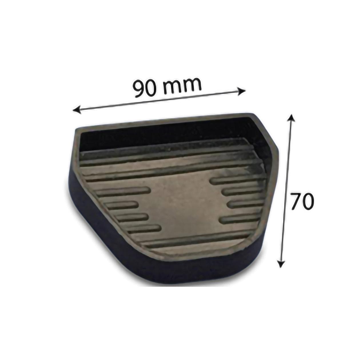 ZOCALADOR PEQUENO CON ESTRÍAS 050056 - MESTRA