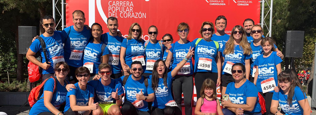 Miembros del equipo de Henry Schein en la carrera