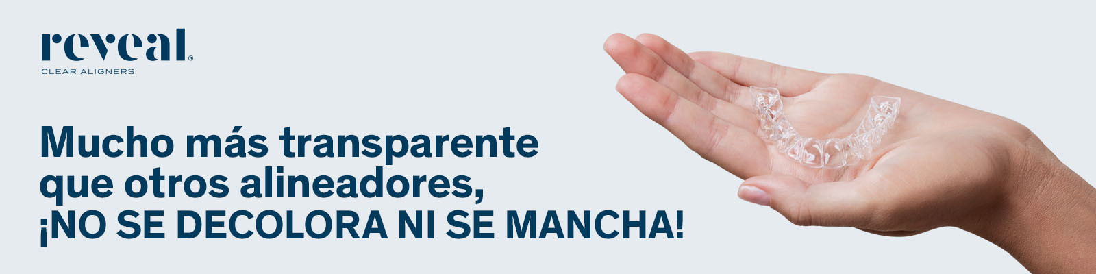 Ortodoncia invisible Reveal Clear Aligners: simple y claro