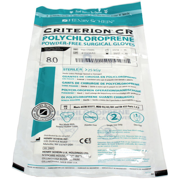 GUANTES DE CIRUGIA DE POLICLOROPRENO