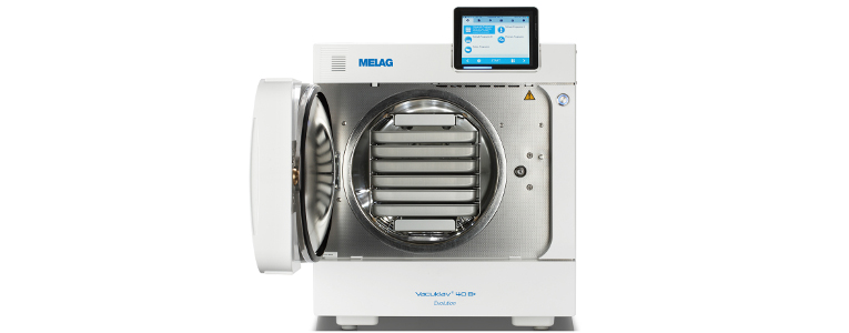 Autoclave Vacuklav 40B+ Evolution: Puerta abierta