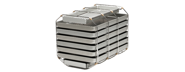 Autoclave Vacuklav 43B+ Evolution: Bandejas