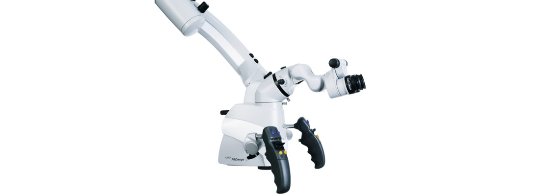 Microscopio dental PROErgo Zeiss: detalle lateral