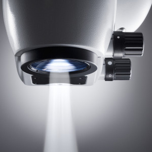 Microscopio dental PROErgo Zeiss: detalle de la óptica