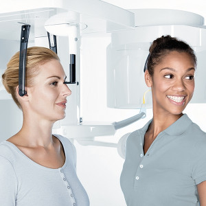Panorámico ORTHOPHOS S 2D Dentsply Sirona: Posición del paciente