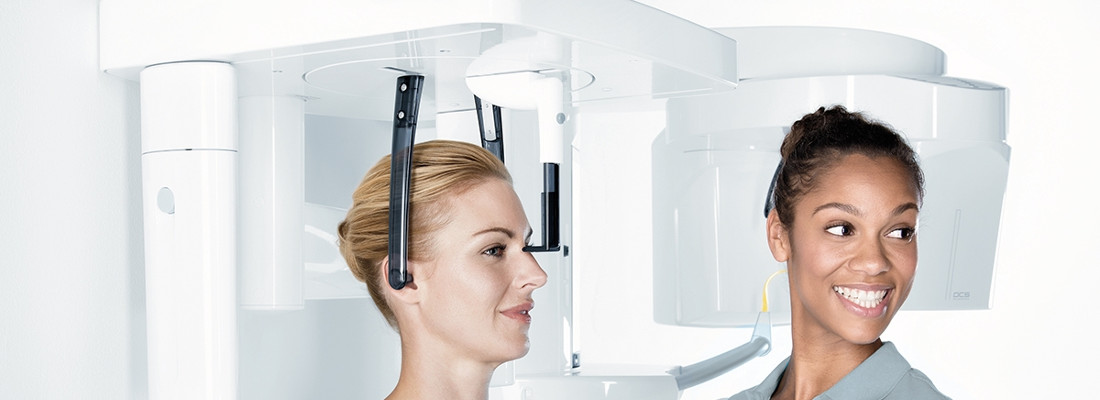 Panorámico ORTHOPHOS S 2D Dentsply Sirona: posición del paciente