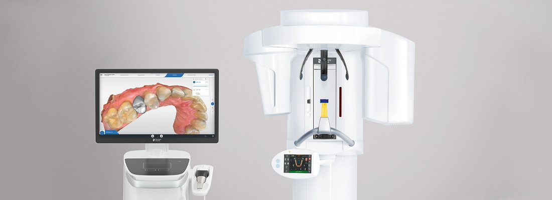 Panorámico ORTHOPHOS S 2D Dentsply Sirona: Escaneado con CEREC