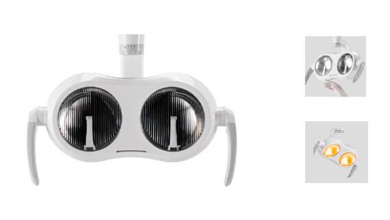 Sillón dental A7 Plus Anthos: lámpara