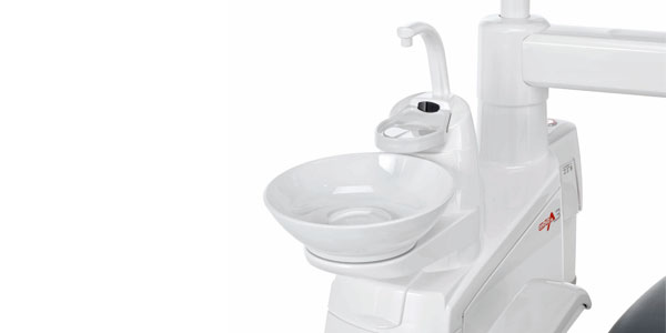 Sillón dental A3 Cefla: grupo escupidera
