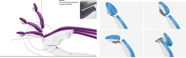 Sillón dental R7 Cefla: Diseño del sillón