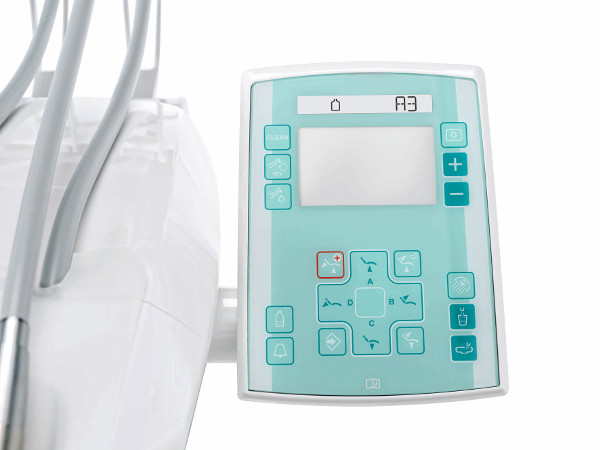 Sillón dental Schmidt A+: Display con pantalla táctil