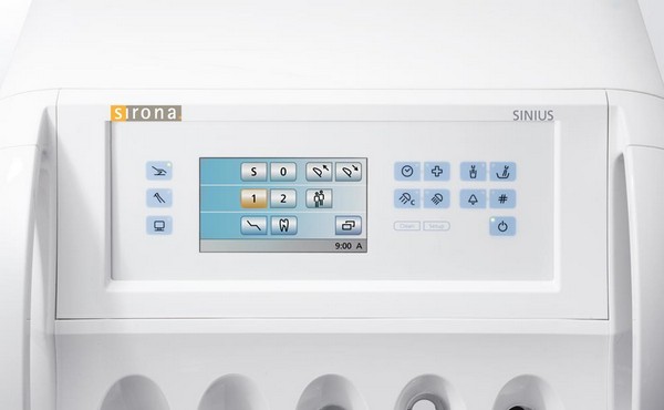 Sillón dental SINIUS: Pantalla de mando EasyTouch