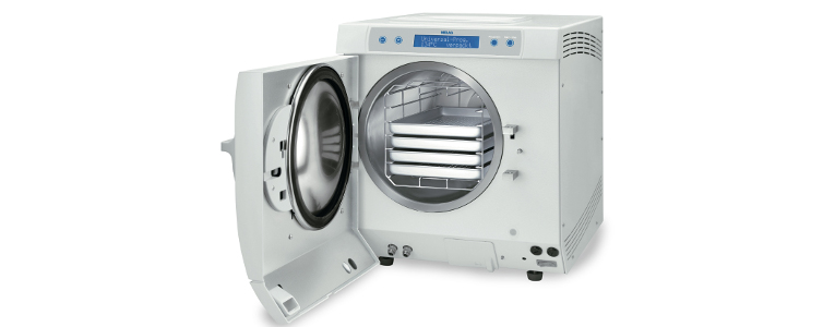 Autoclave Vacuklav® 23-B+: abierto