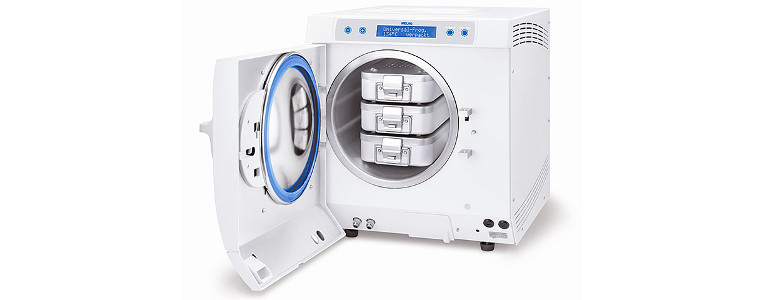 Autoclave Vacuklav 23B+: Puerta abierta