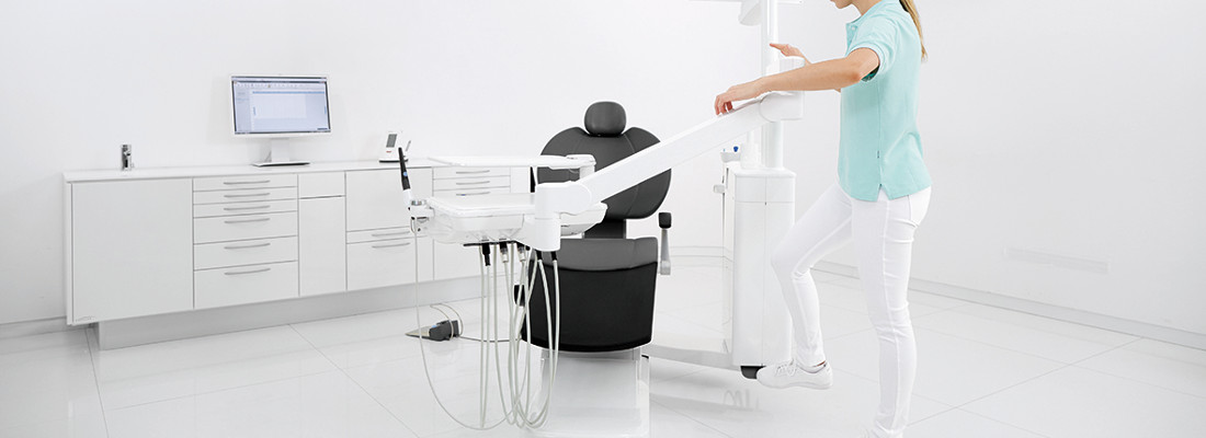 Sillón dental Intego Ambidiestros: Diseño ergonómico