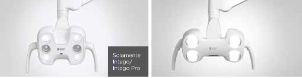Sillón dental INTEGO: Lámparas de operación