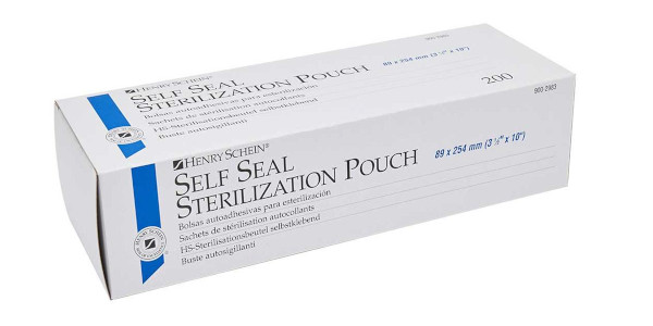 BOLSAS DE ESTERILIZACIÓN 89X254MM 200U